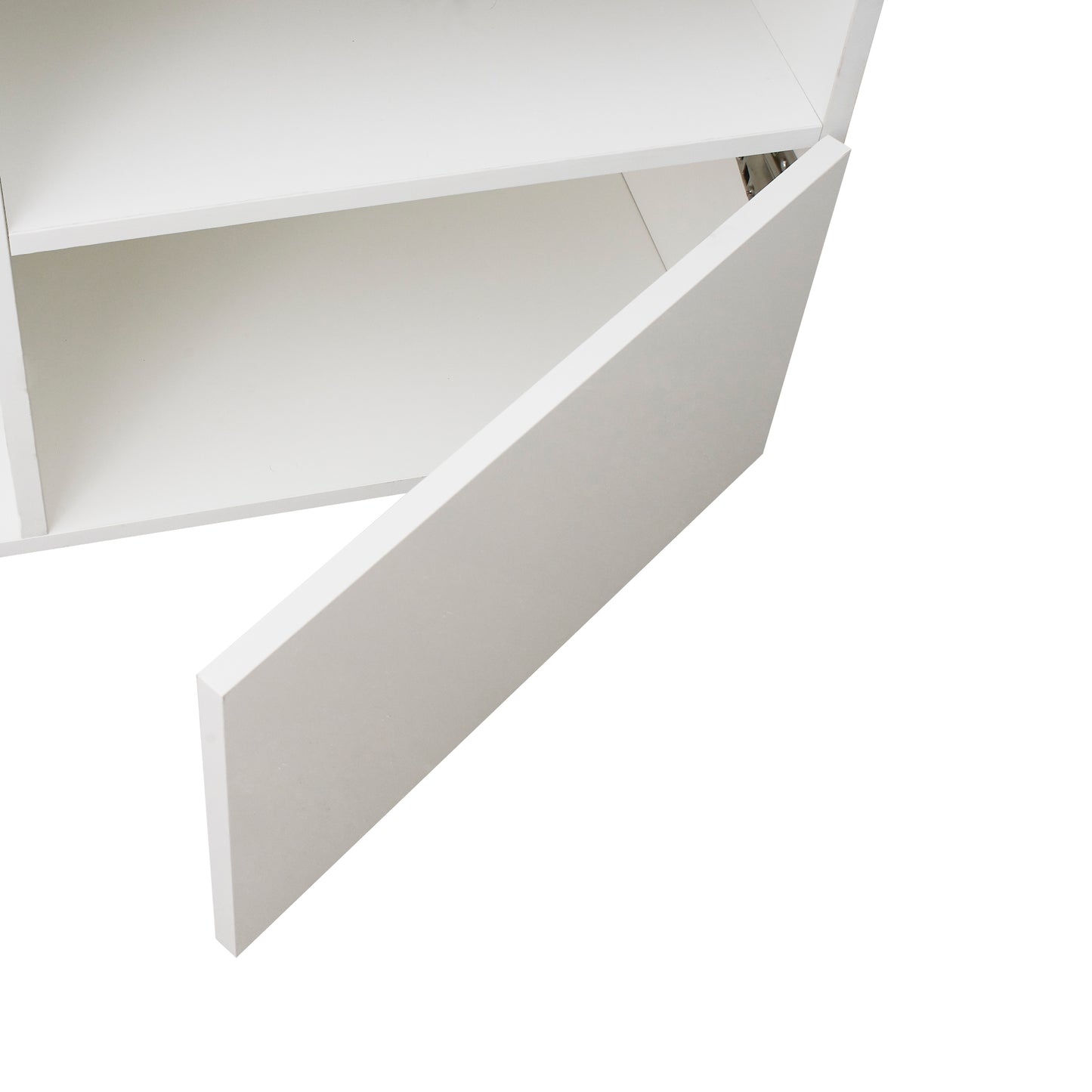 Modern High-Gloss LED TV Cabinet