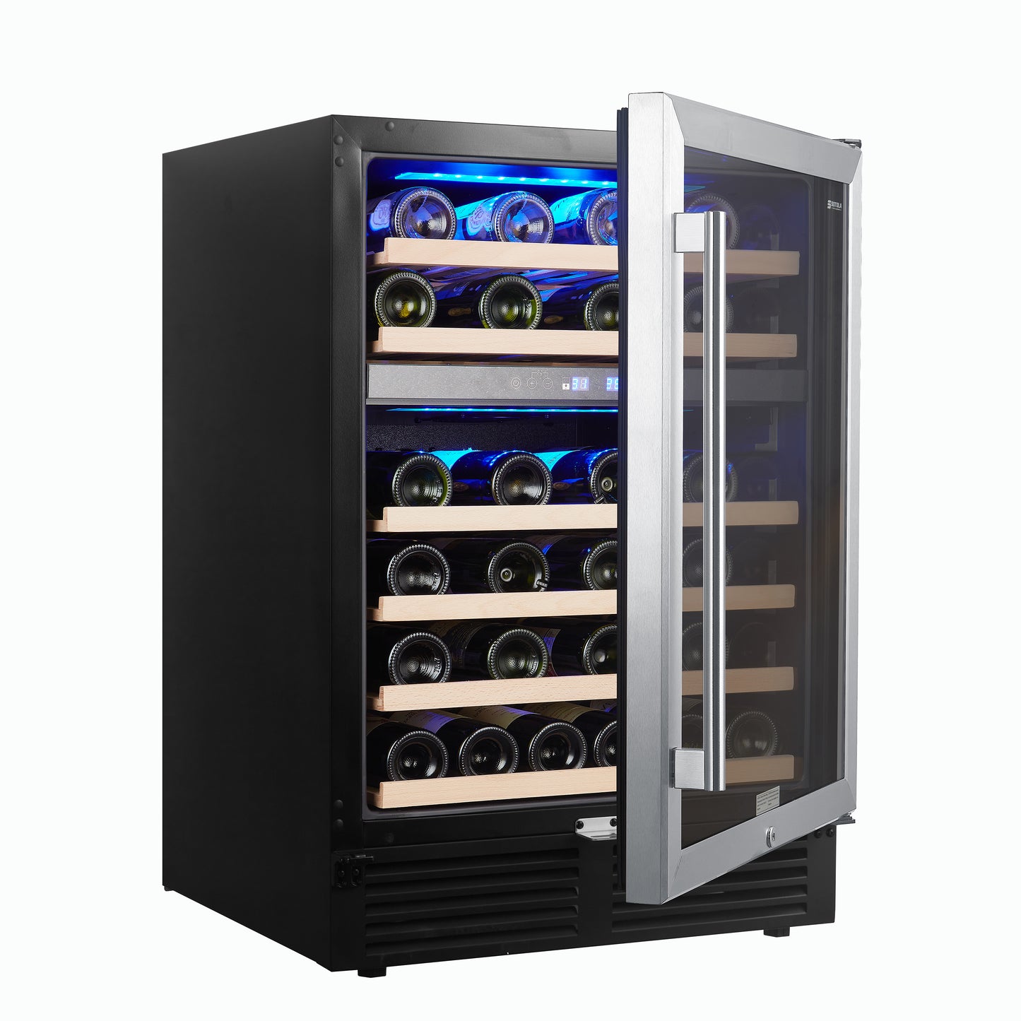 SOTOLA 24 inch 46 Bottle Wine Cooler Cabinet
