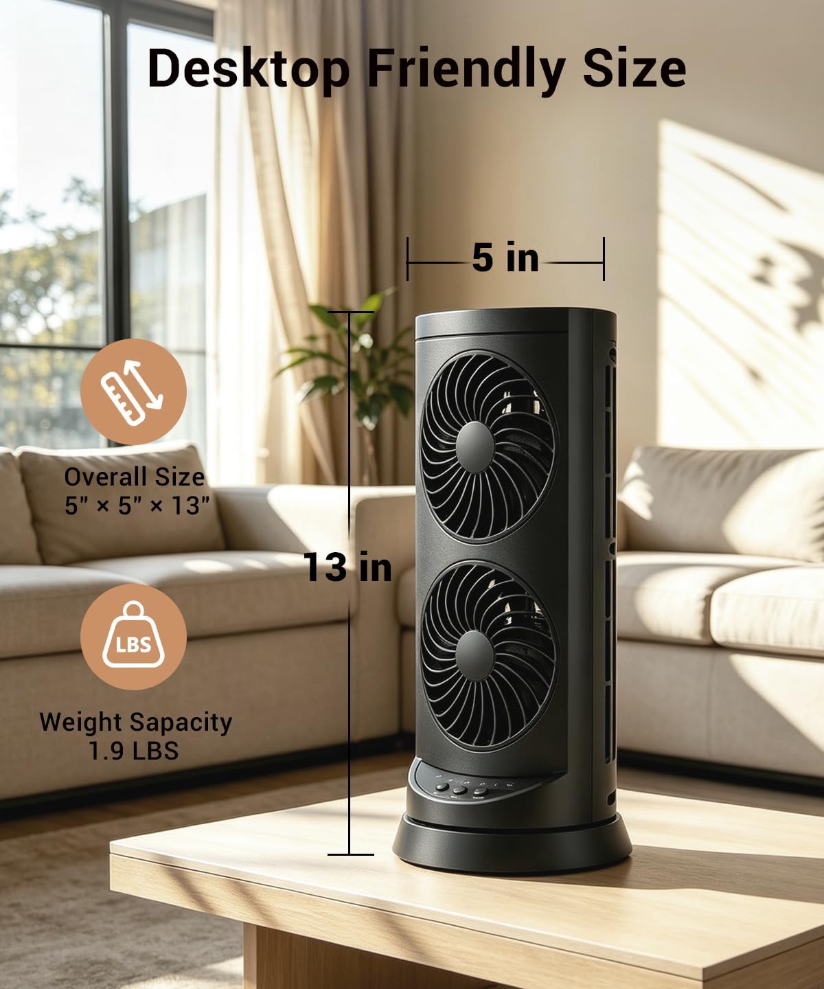 Personal Tower Cooling Fans that Blow Cold Air,25dB Quiet Fan with 24ft/s