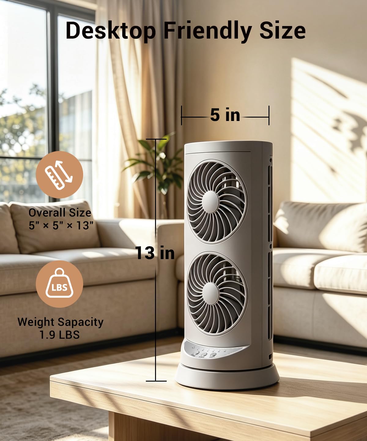 Personal Tower Cooling Fans that Blow Cold Air,25dB Quiet Fan with 24ft/s