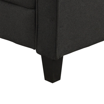 Loveseat Sofa and 3-seat  sofa (Black)