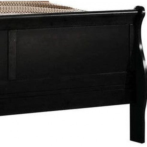 Black Louis Philippe Full Bed