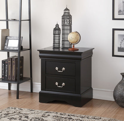 Black Louis Philippe III Nightstand