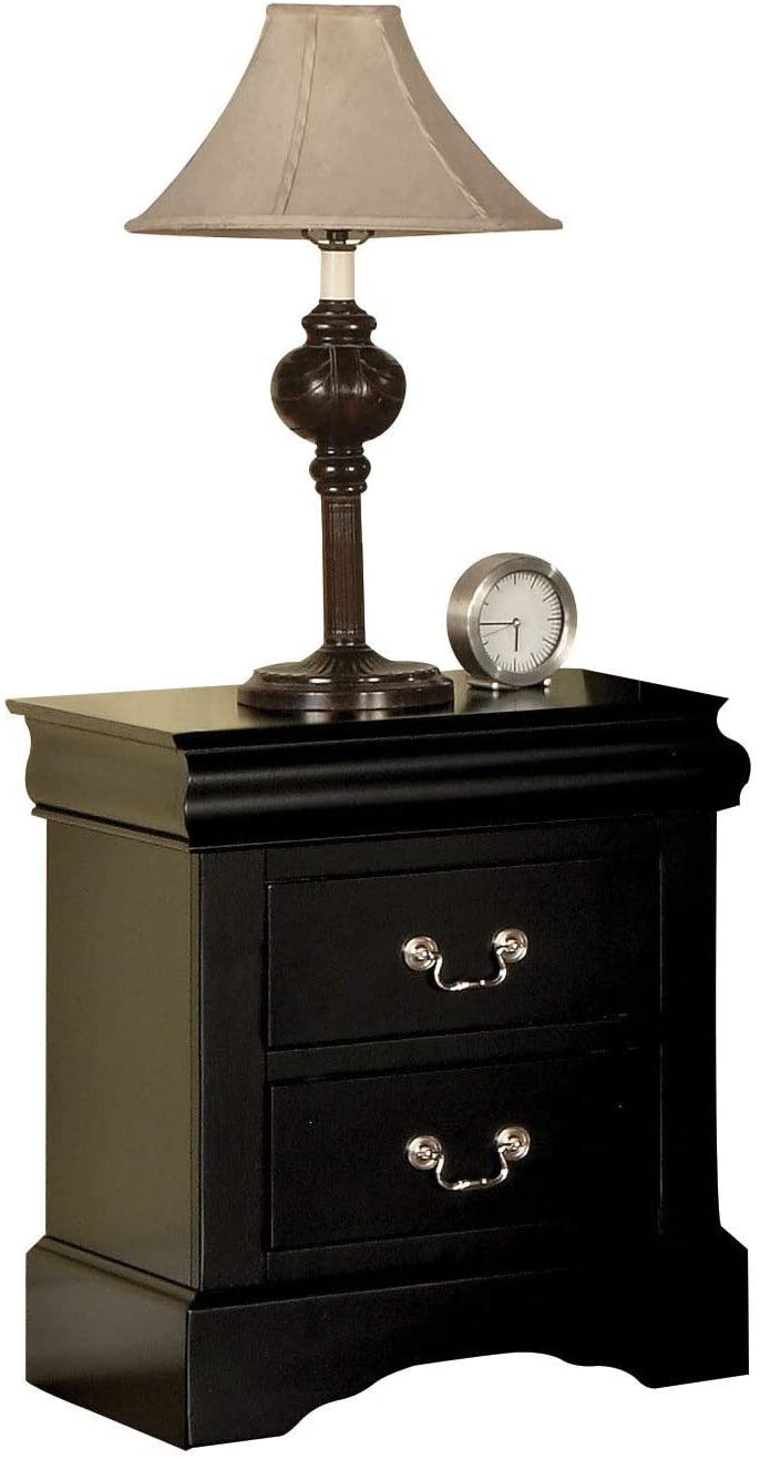 Black Louis Philippe III Nightstand