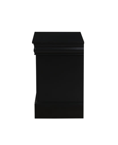 Black Louis Philippe III Nightstand