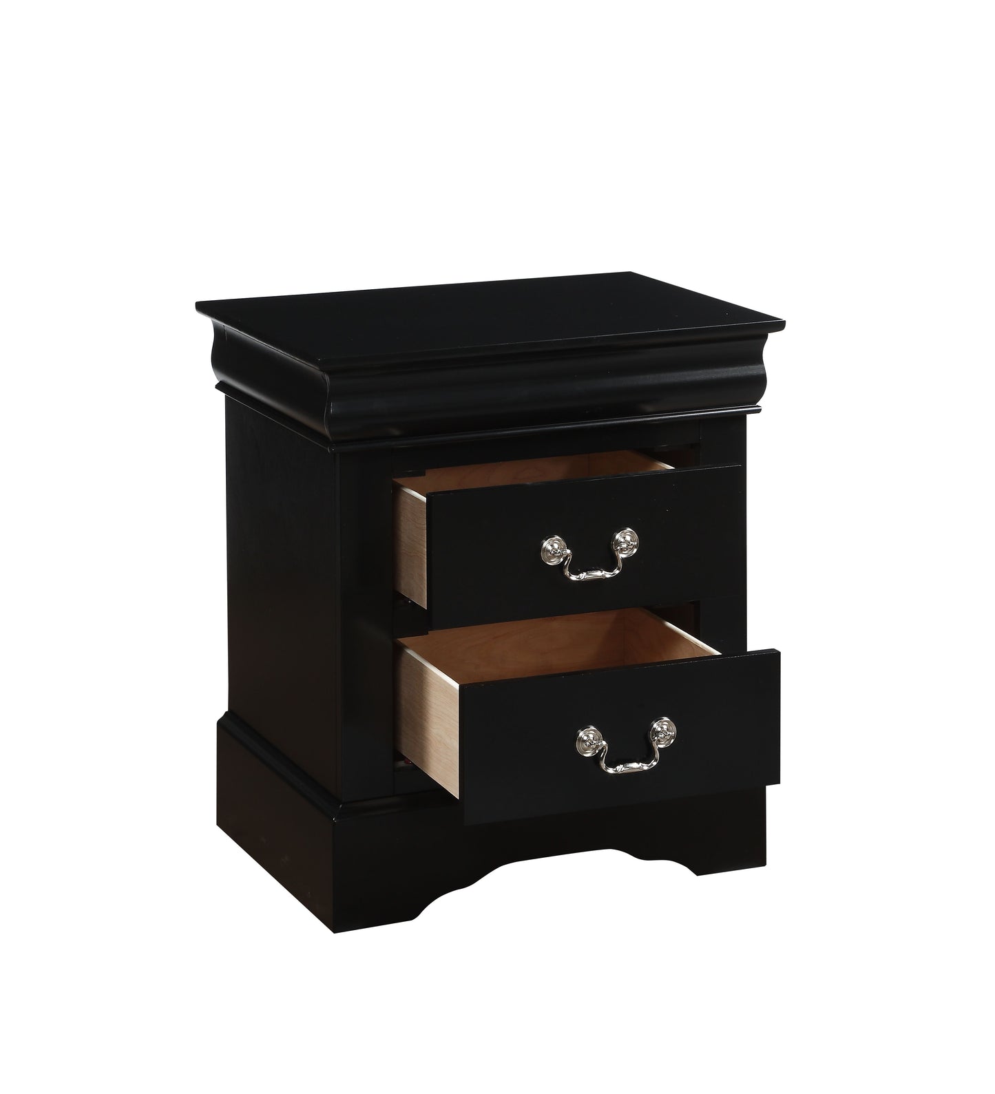 Black Louis Philippe III Nightstand