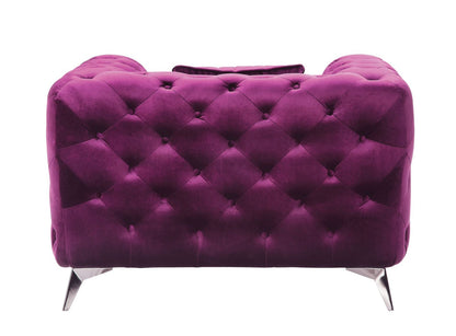 Atronia Chair, Purple Fabric