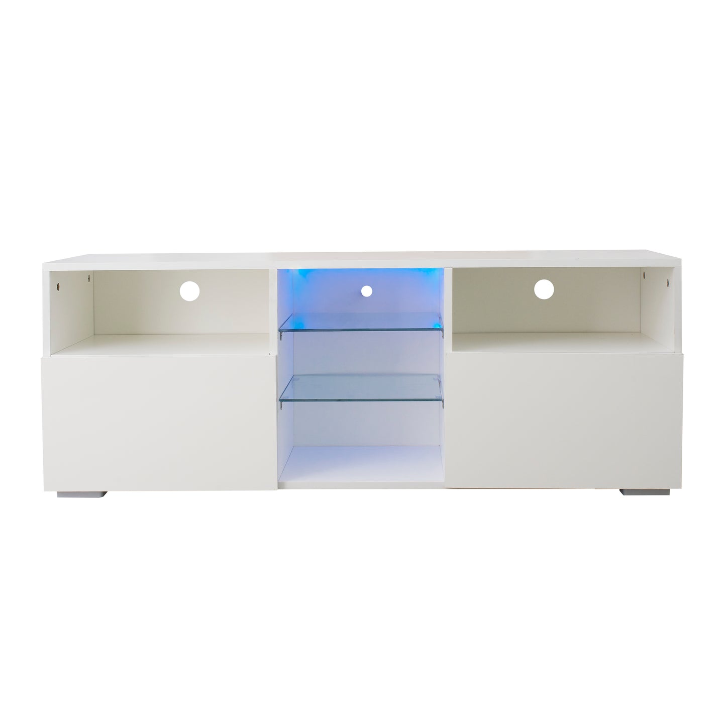 Modern High-Gloss LED TV Cabinet