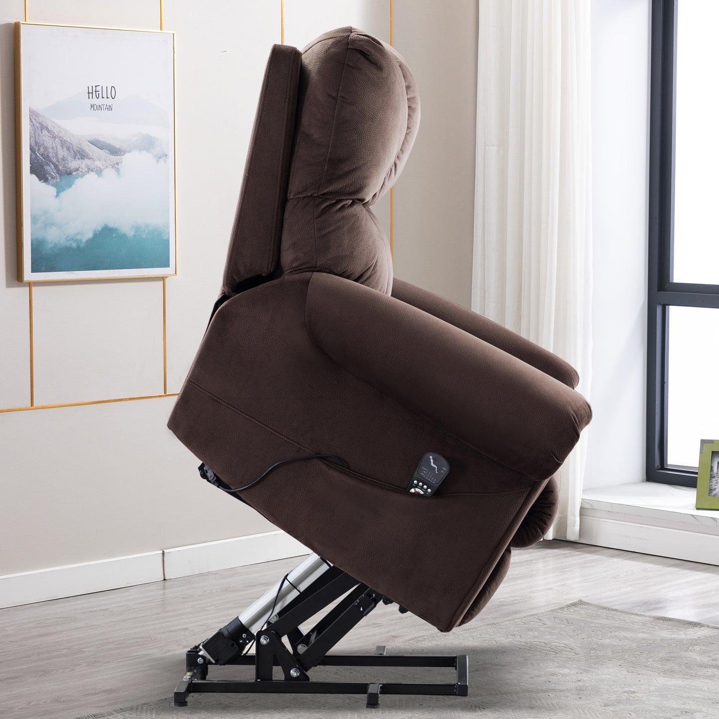 Electric Lift Recliner with Heat Therapy and Massage