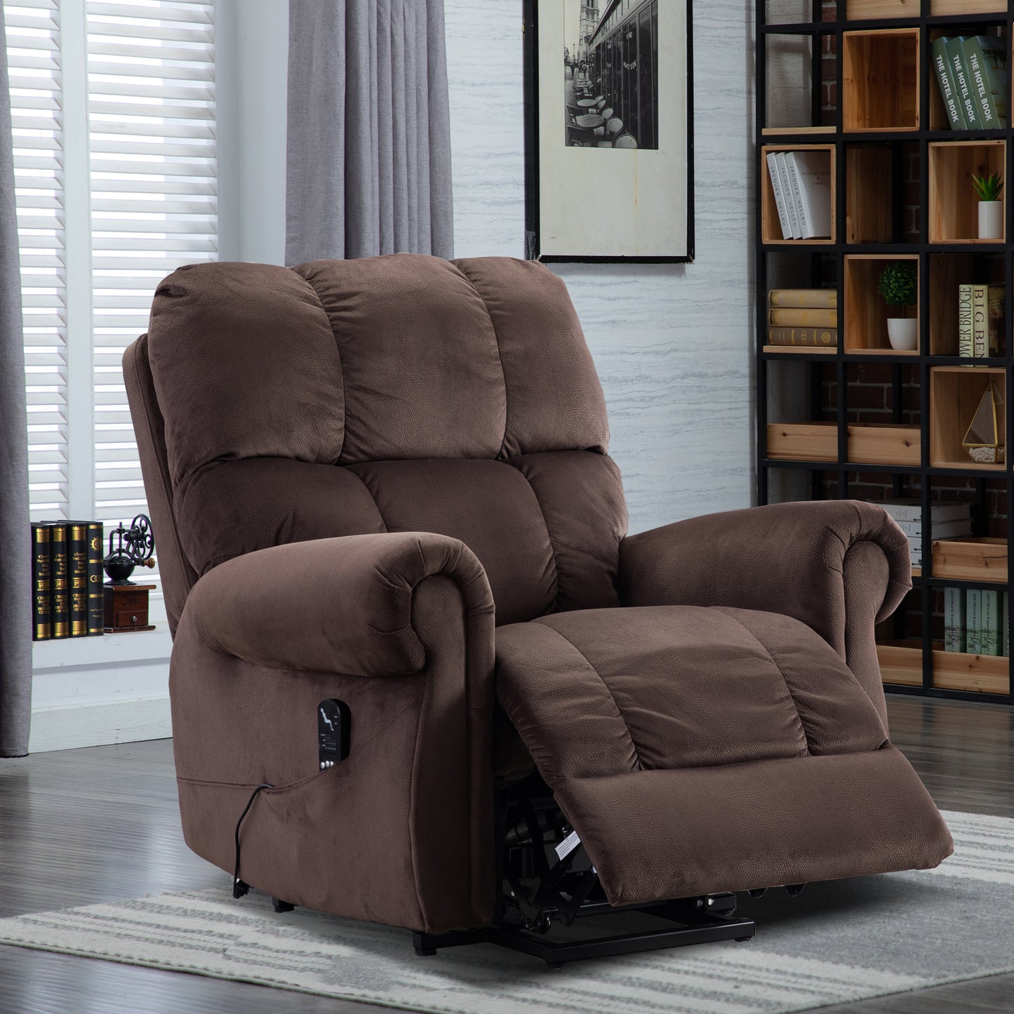 Electric Lift Recliner with Heat Therapy and Massage