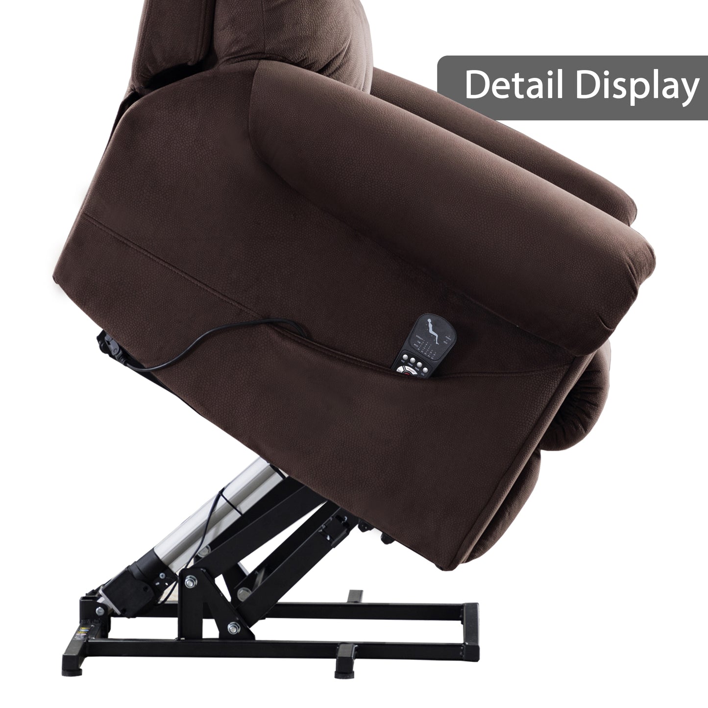 Electric Lift Recliner with Heat Therapy and Massage