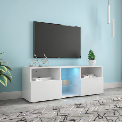 Modern High-Gloss LED TV Cabinet