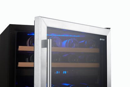 SOTOLA 24 inch 46 Bottle Wine Cooler Cabinet