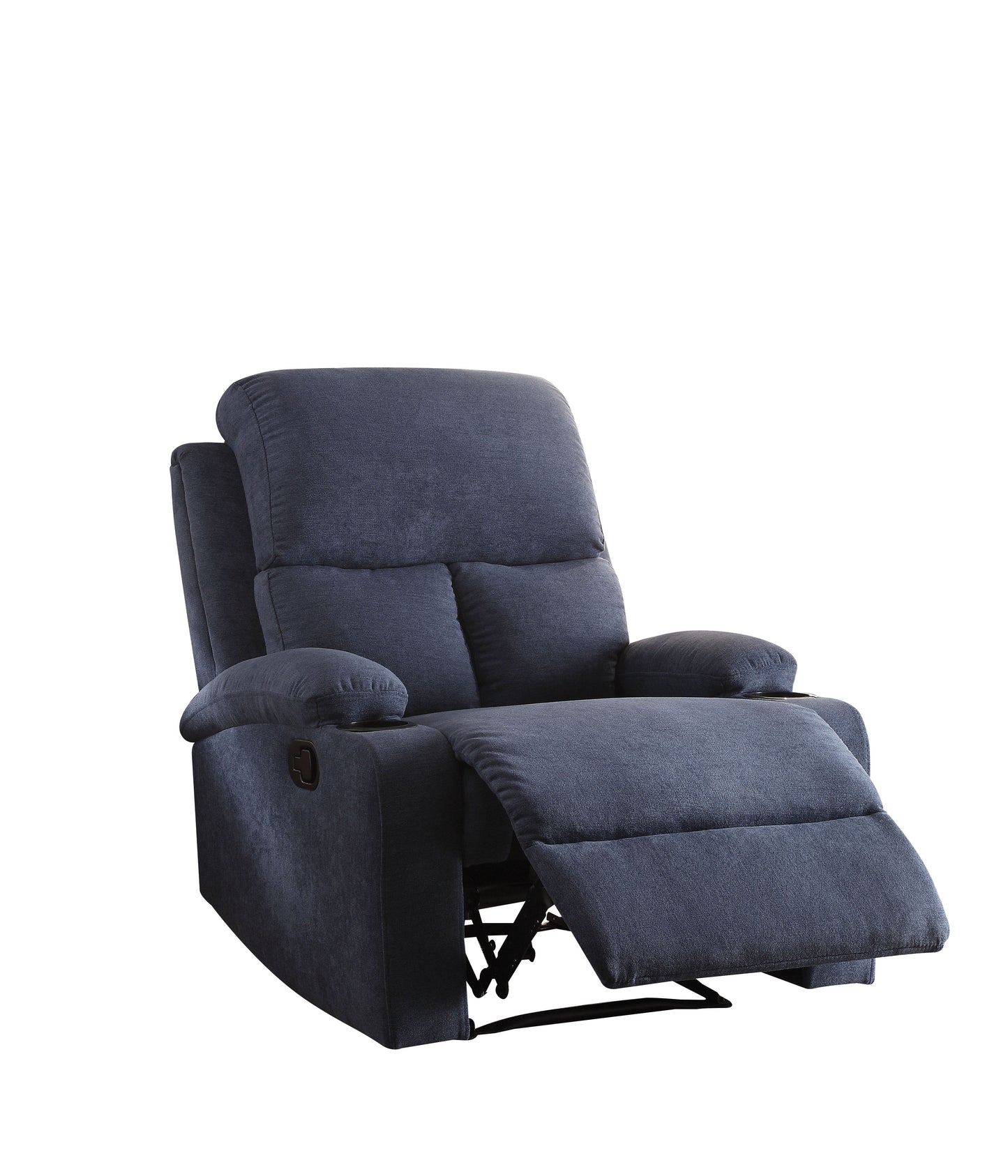 Rosia Recliner in Blue Velvet