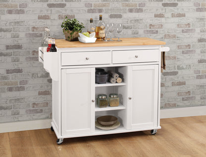 Natural Kitchen Cart