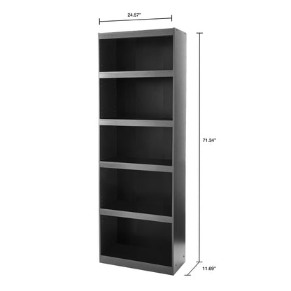 Framed 5-Shelf Stylish Bookcase