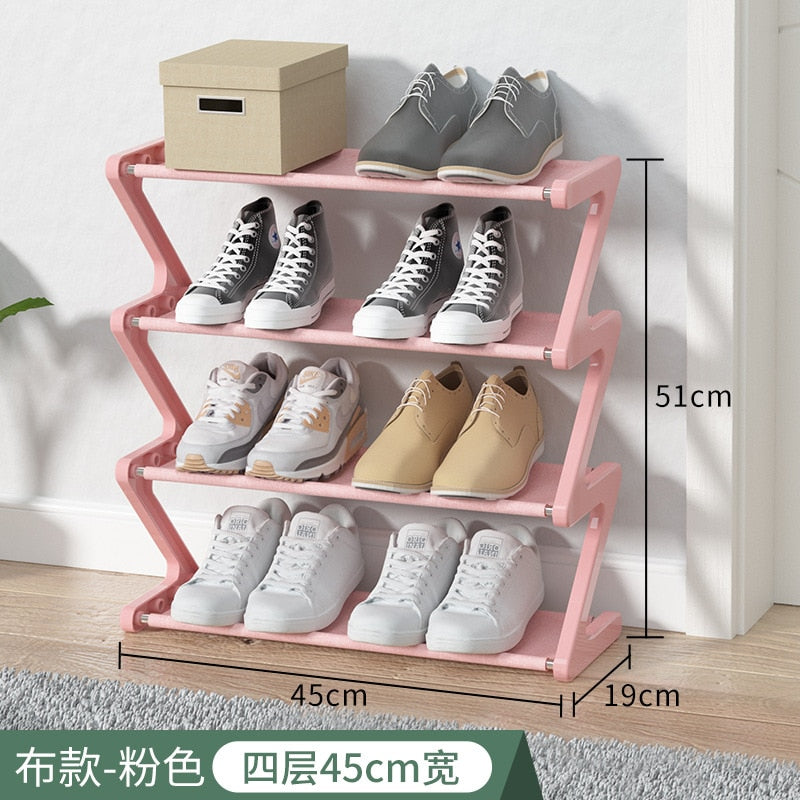 Multi-layer Assembled Shoe Rack Stainless Steel