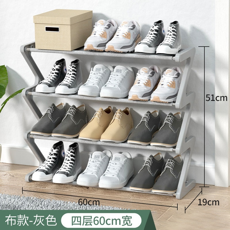 Multi-layer Assembled Shoe Rack Stainless Steel