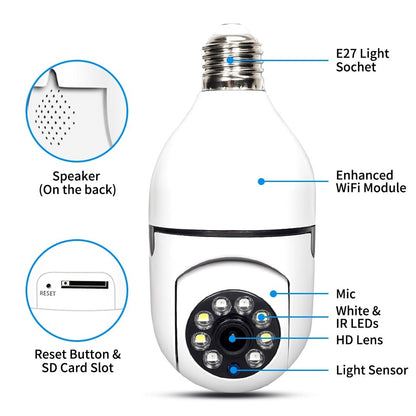 5G Bulb Surveillance Camera