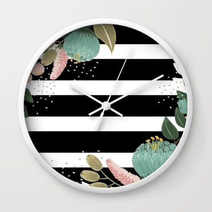 Fancy Lines Wall Clock