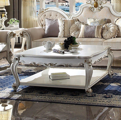 Picardy Coffee Table in Antique Pearl